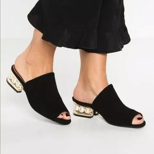 Jeffrey Campbell pearl slides